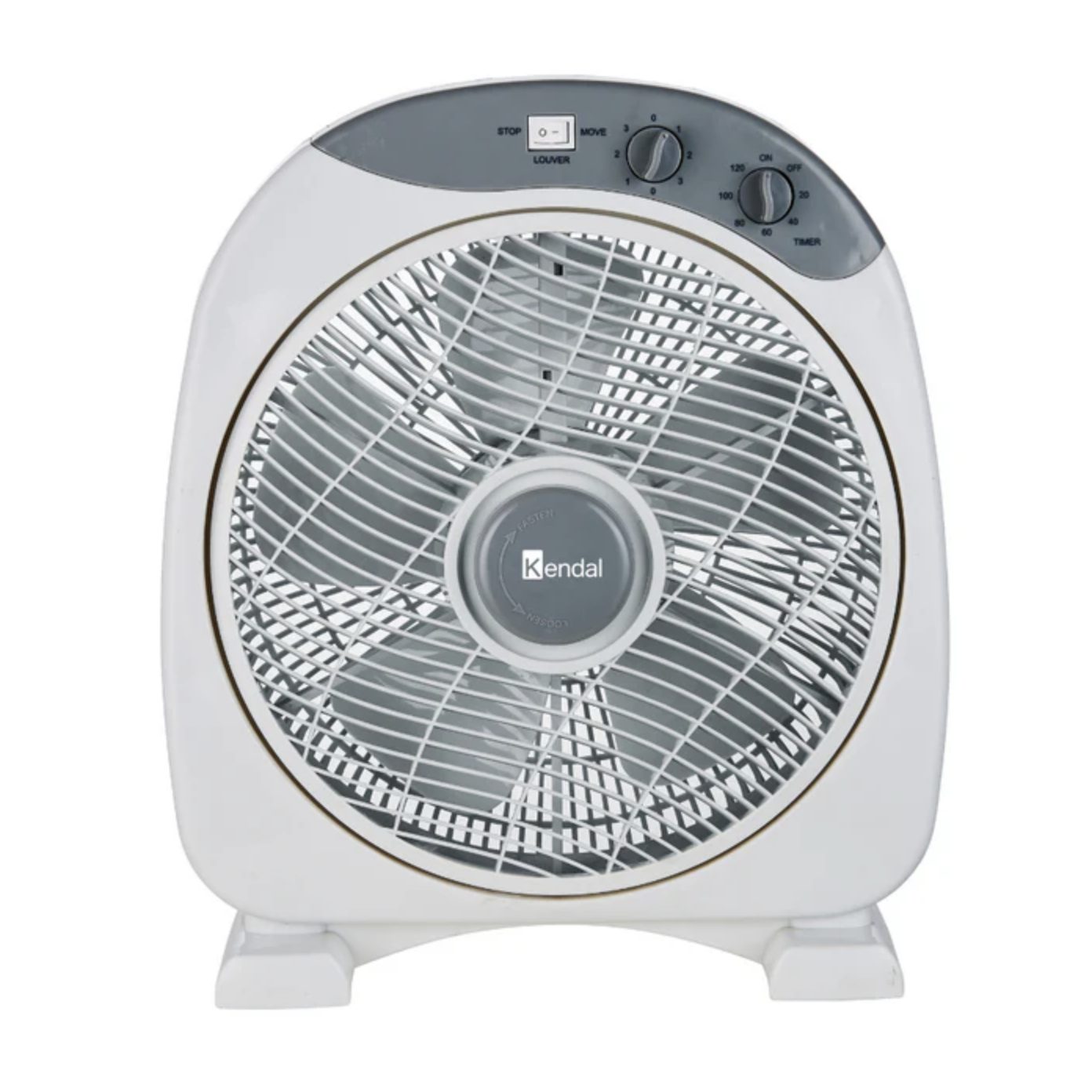 Ventilador Box KF-12B3 Blanco/Negro